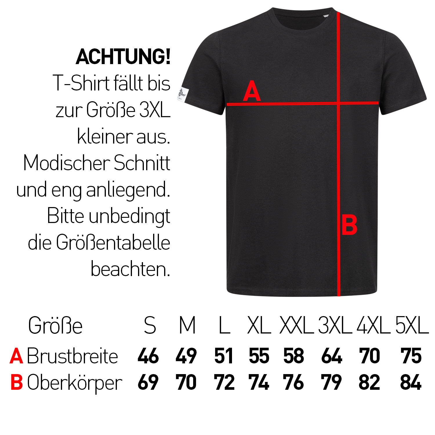 Heiliger Florian Design - Männer T-Shirt schwarz
