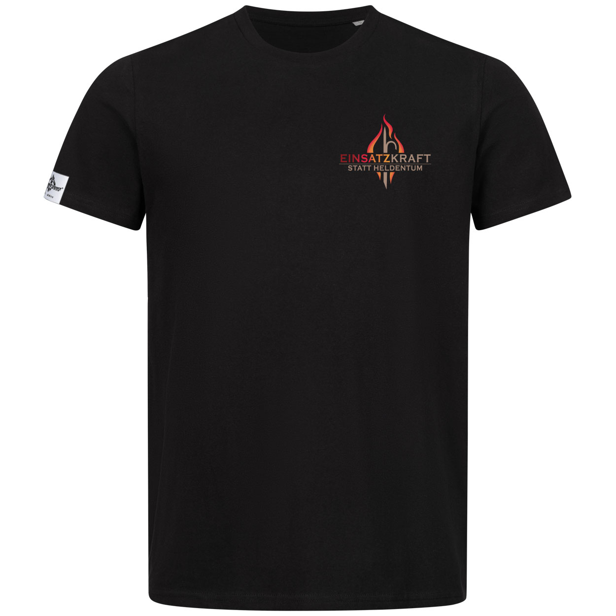 Einsatzkraft® statt Heldentum Design - Feuerwehrmann T-Shirt