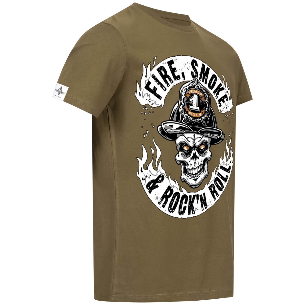 Fire Smoke & Rock´n Roll Original Design - Männer T-Shirt