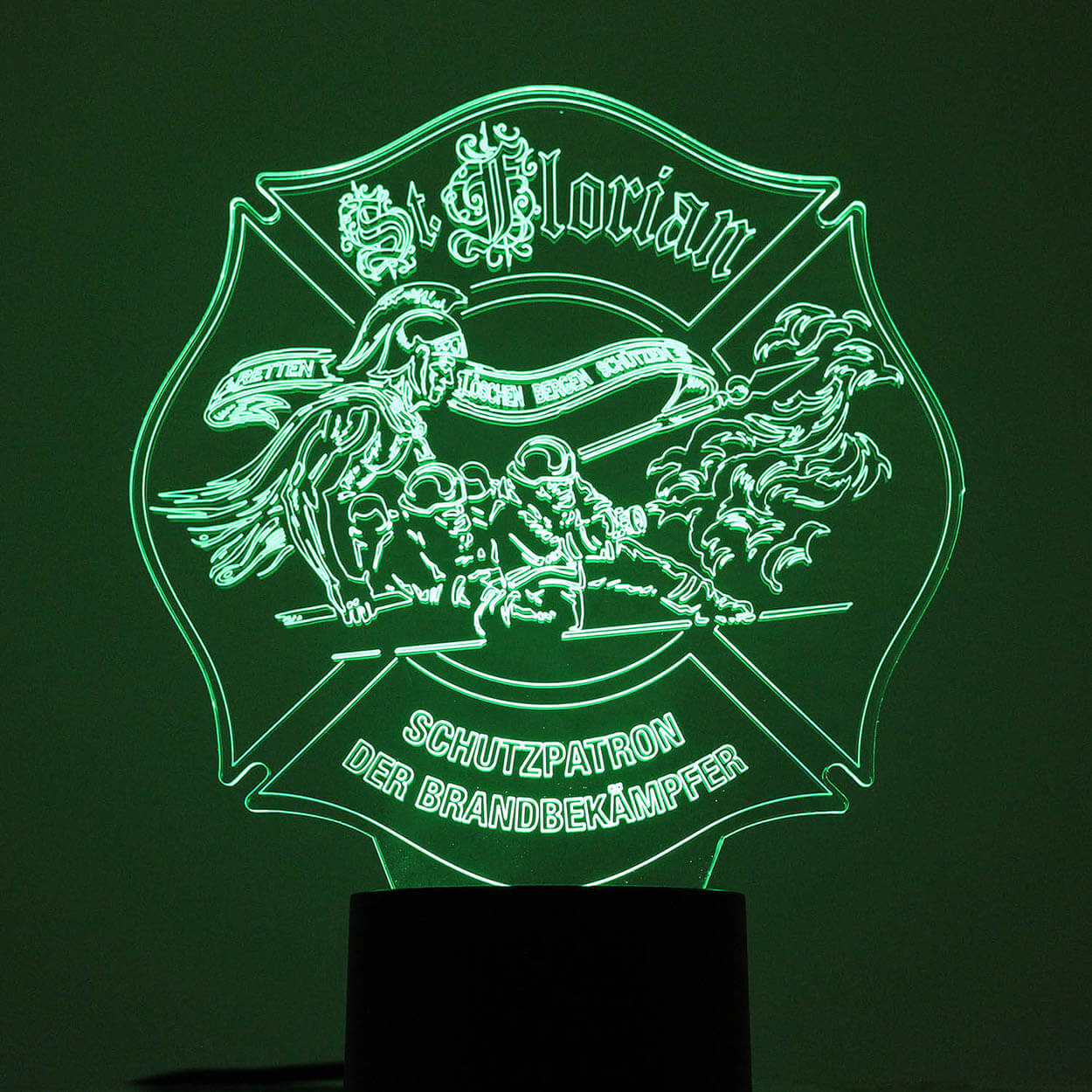 Schutzpatron ST. FLORIAN LED Design Lampe 