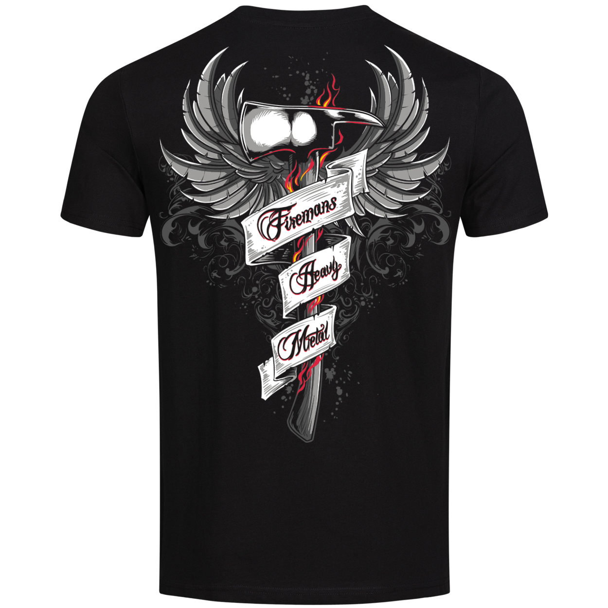 Fireman´s Heavy Metal - Männer T-Shirt schwarz