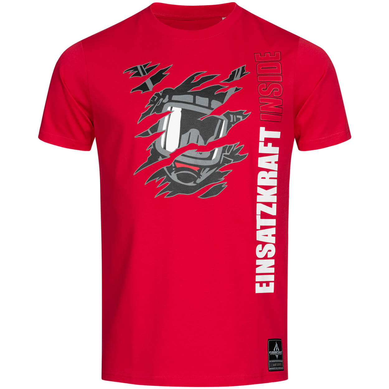 Einsatzkraft® INSIDE - Feuerwehr Männer T-Shirt rot