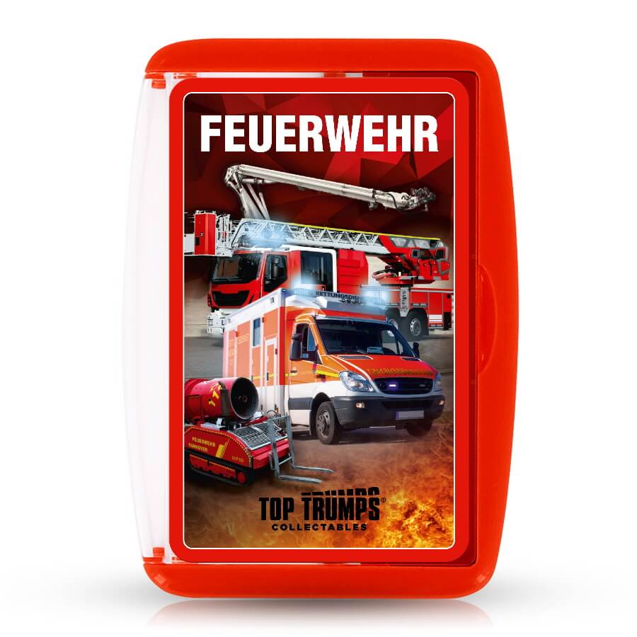 Feuerwehrfahrzeuge Quartett Kartenspiel