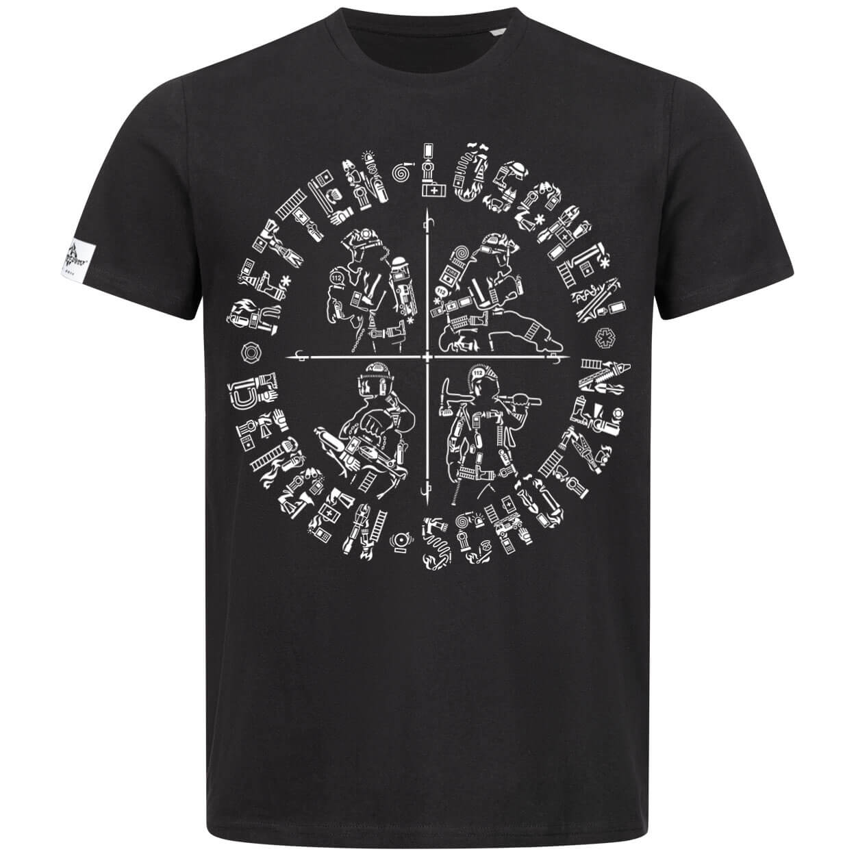 Retten Löschen Bergen Schützen - Männer T-Shirt Black