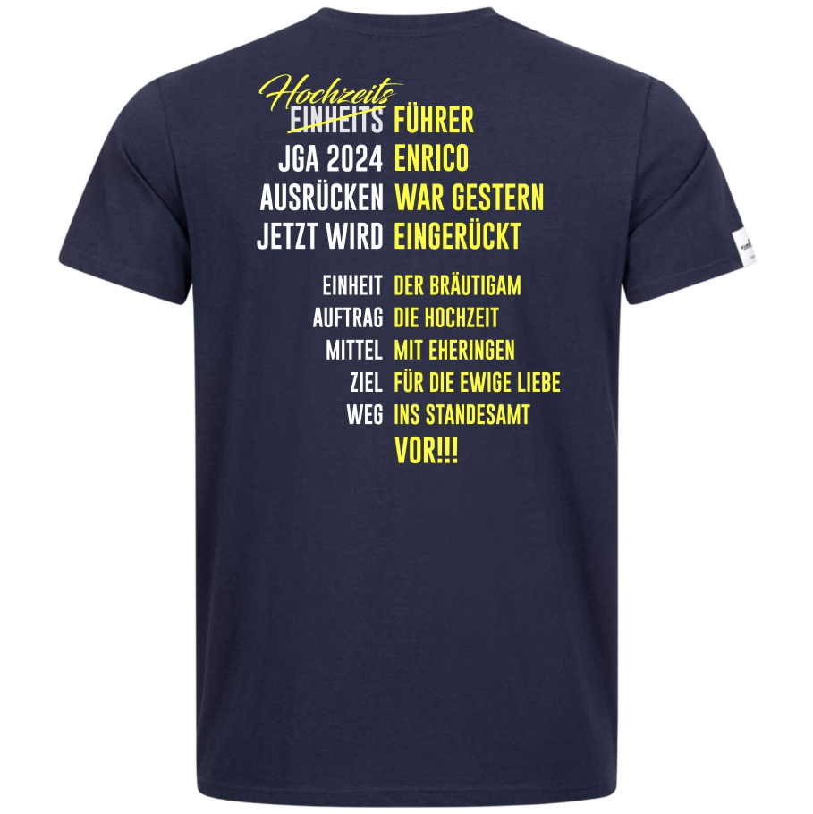 JGA Männer T-Shirt - Bräutigam 