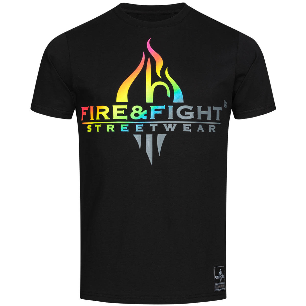 Logodesign Fire & Fight Streetwear® Männer T-Shirt 
