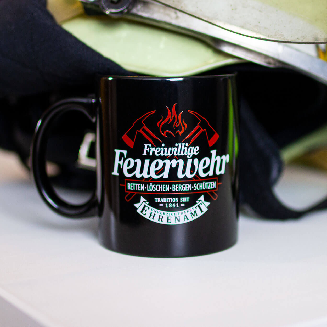 Feuerwehr Kaffeebecher - Ehrenamt seit 1842