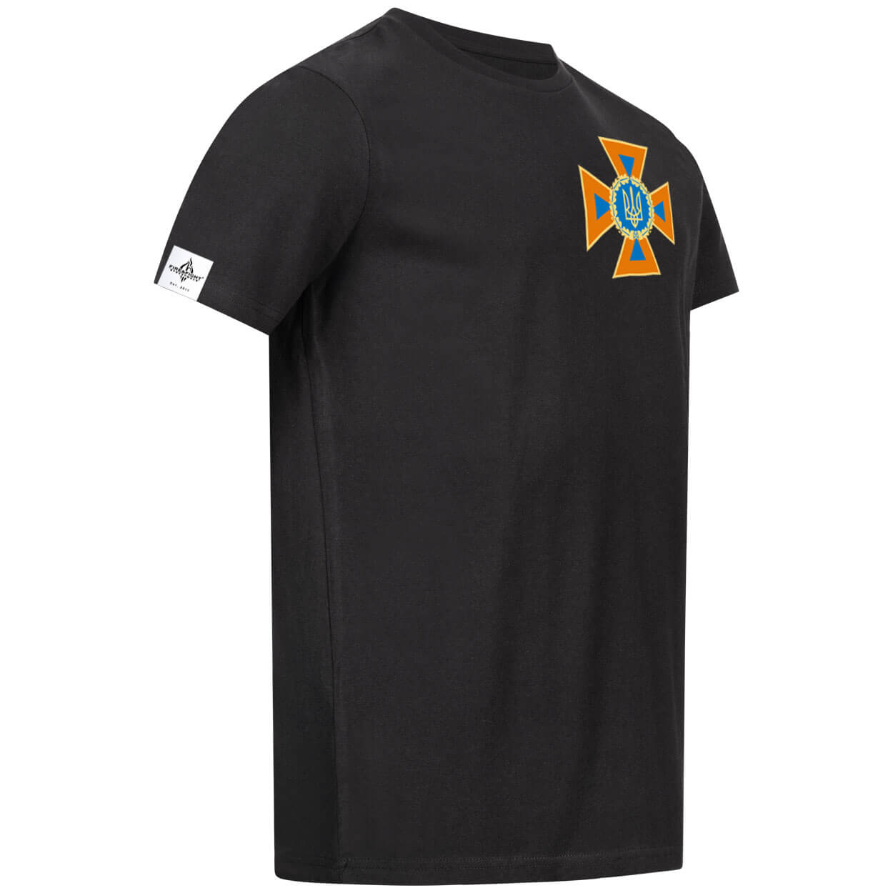 Feuerwehr-wir-stehen-euch-bei-ukraine-t-shirt-schwarz-seitenansicht