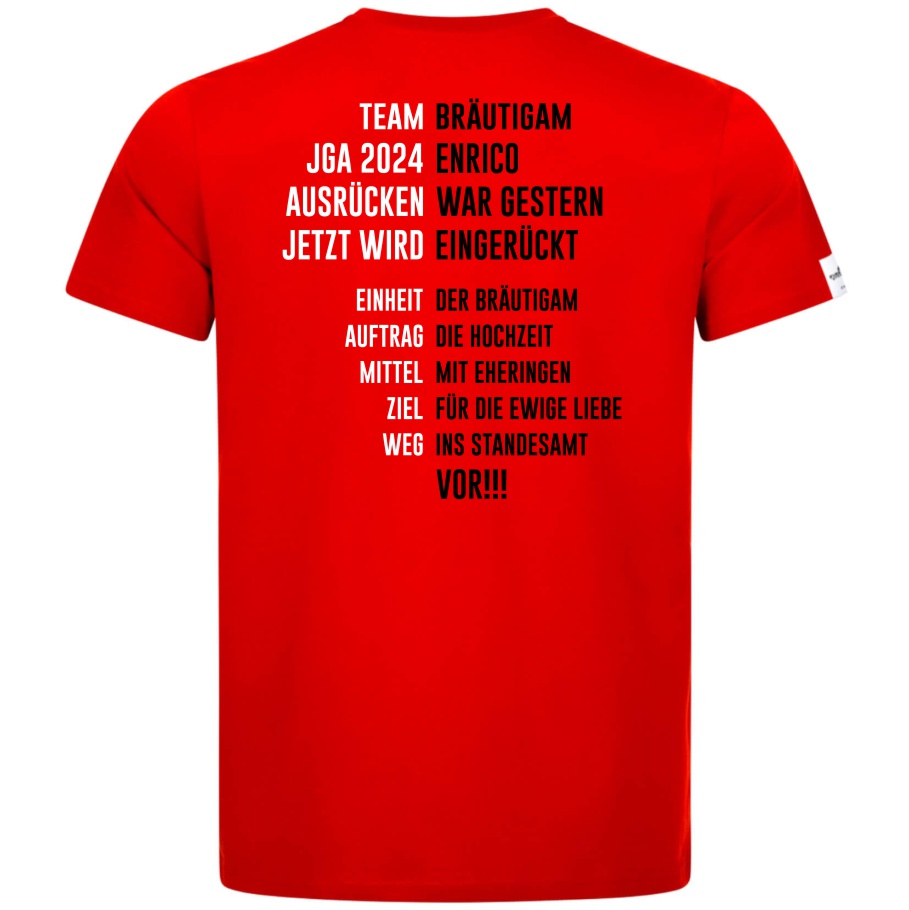 JGA Männer T-Shirt - Team Bräutigam