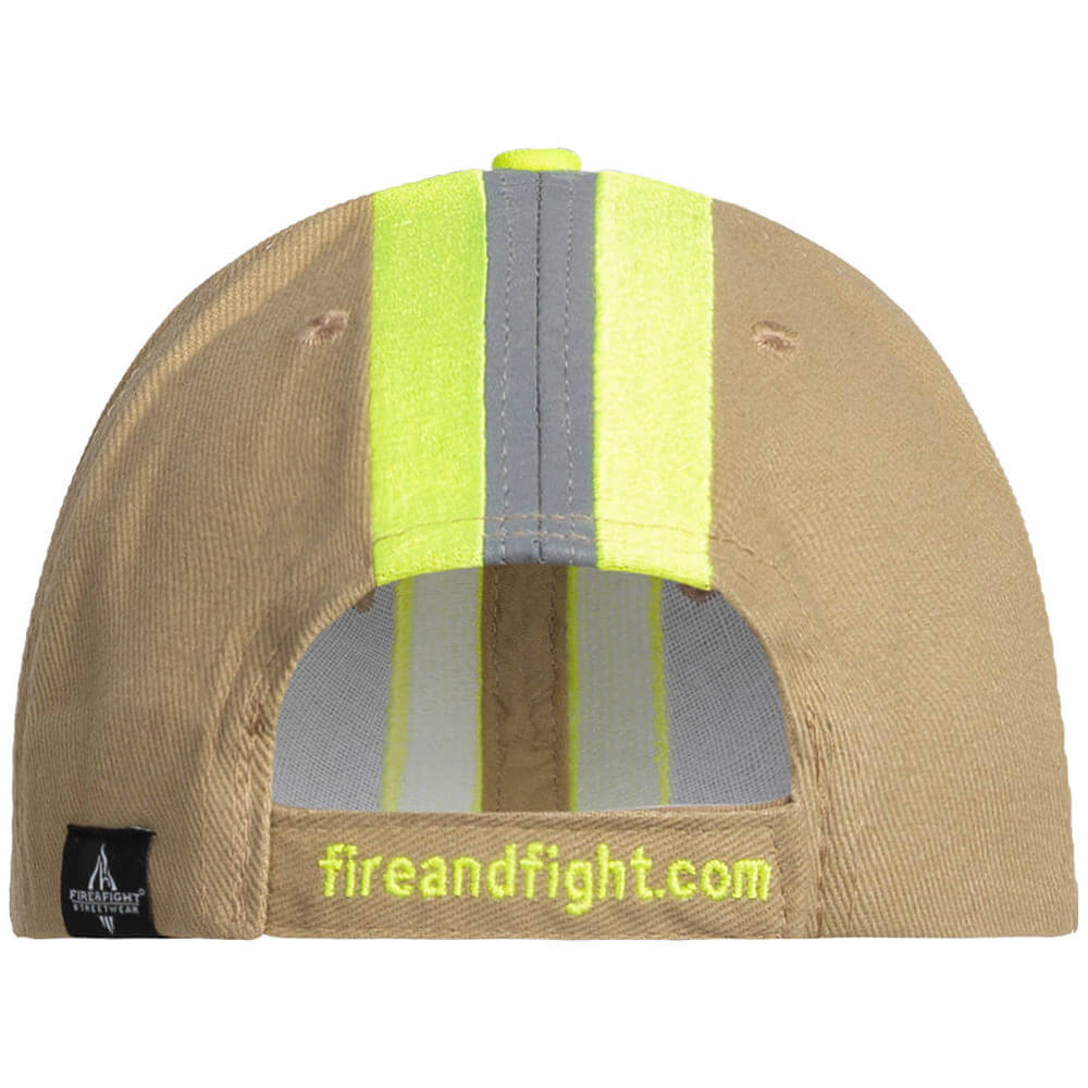 Feuerwehr & Rettung Reflexstreifen Design Cap sand