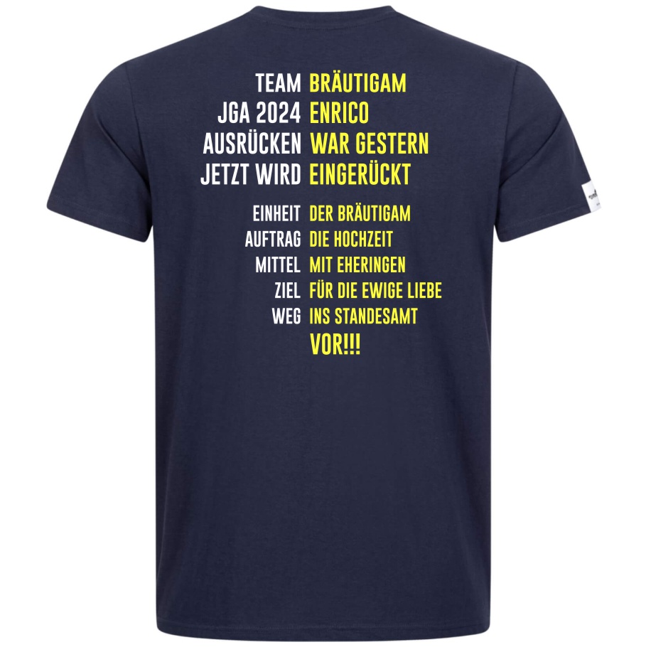 JGA Männer T-Shirt - Team Bräutigam