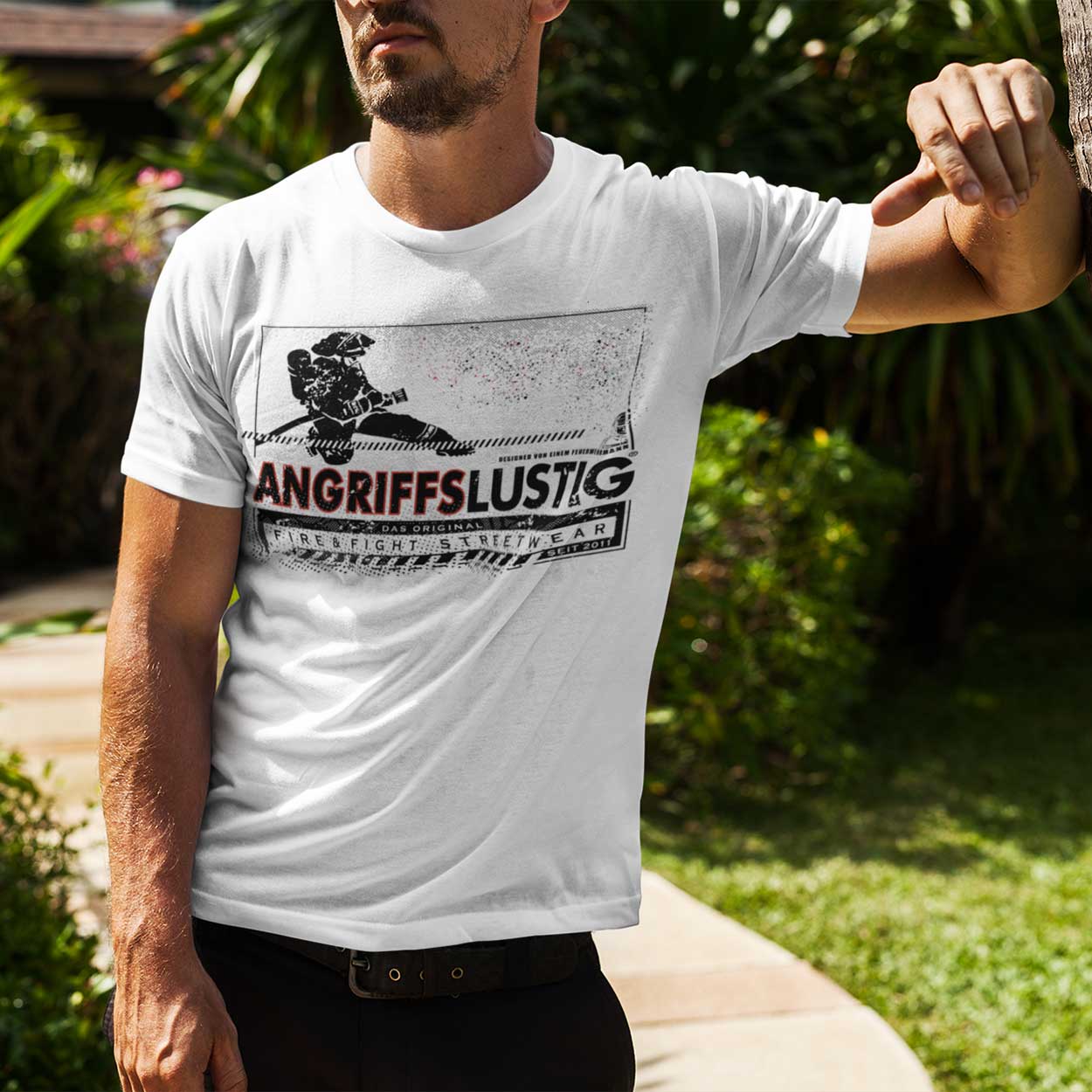 Das Angriffslustig® Design - Männer T-Shirt