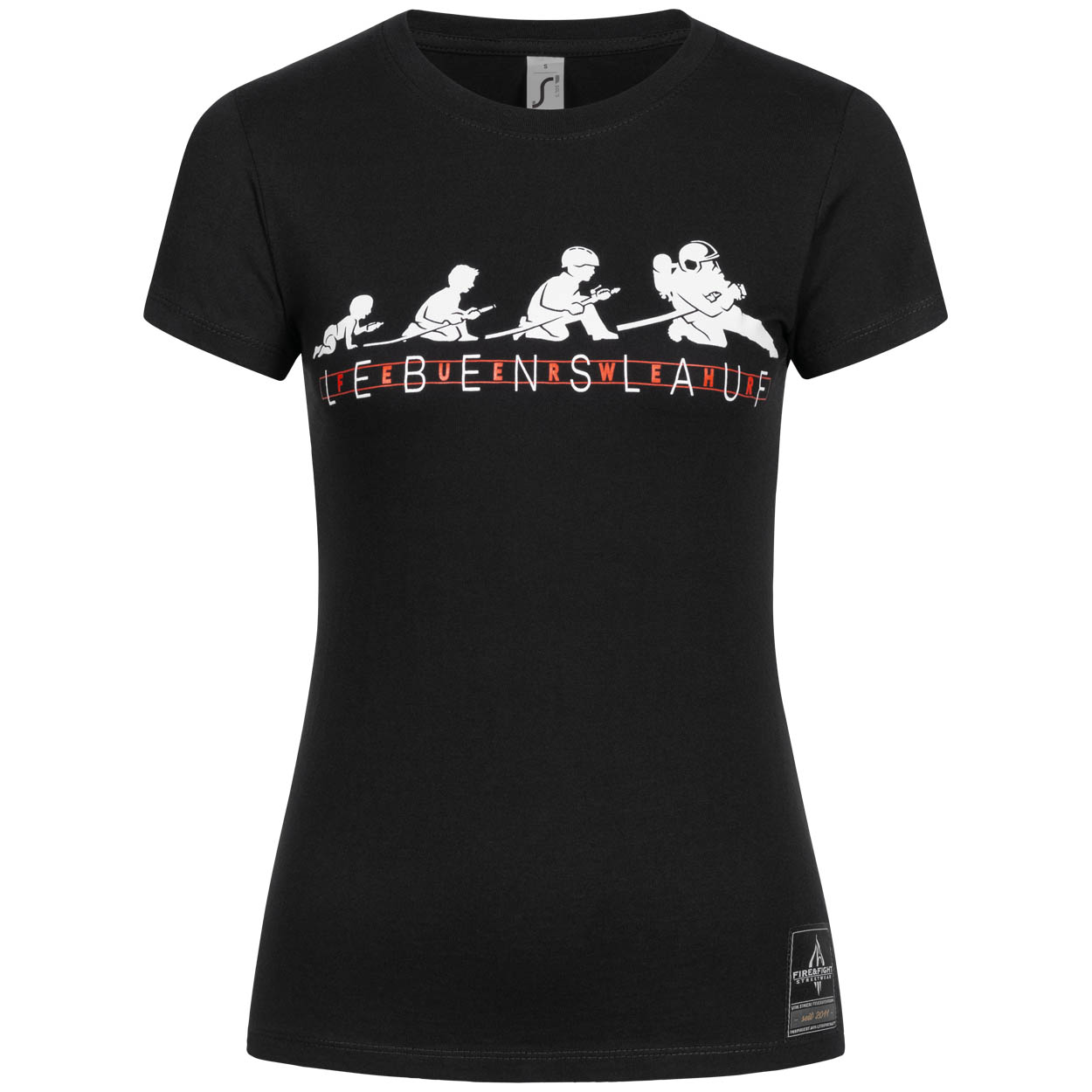 Lebenslauf Feuerwehr - Design T-Shirt Frauen