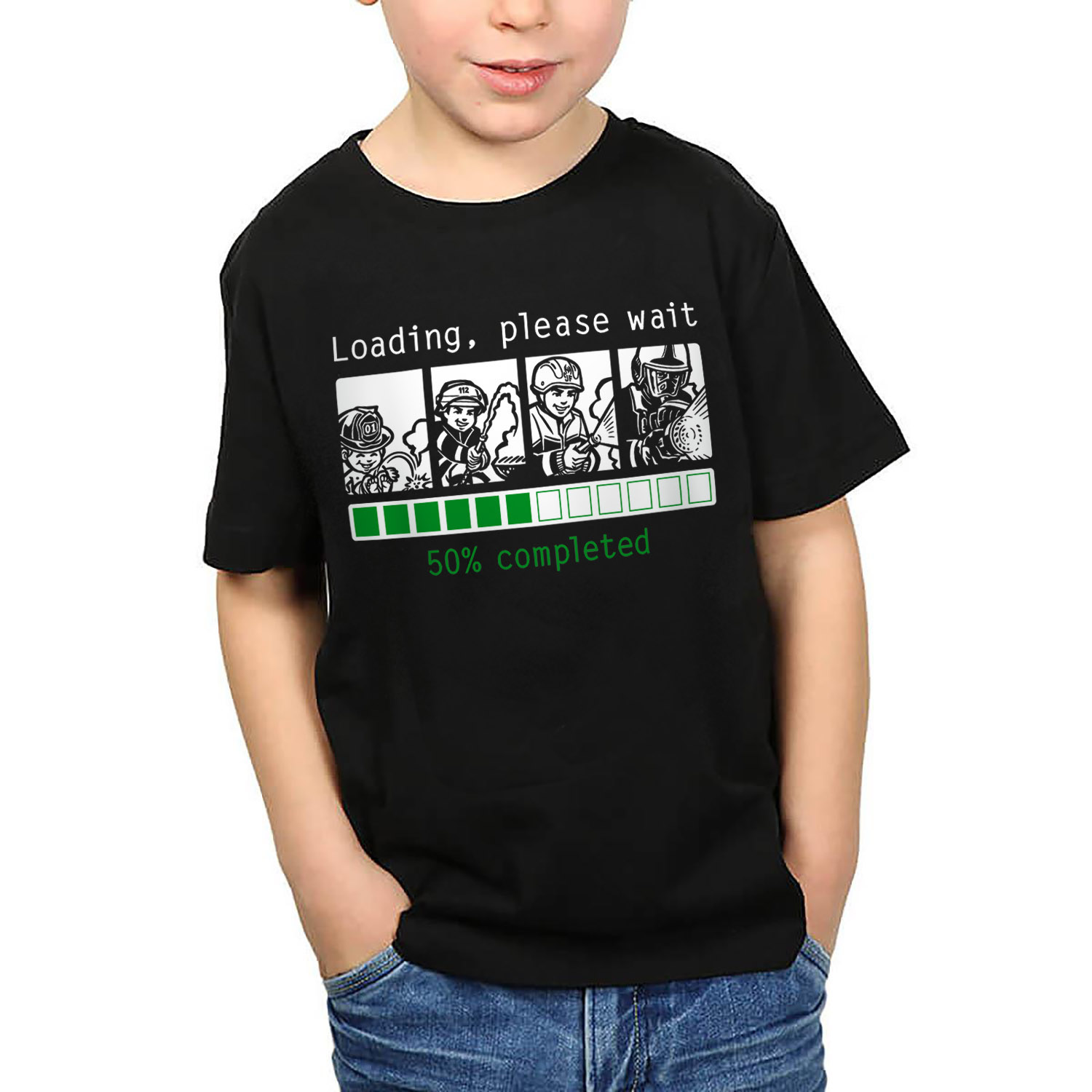 Feuerwehr 50% Loading - Kids T-Shirt