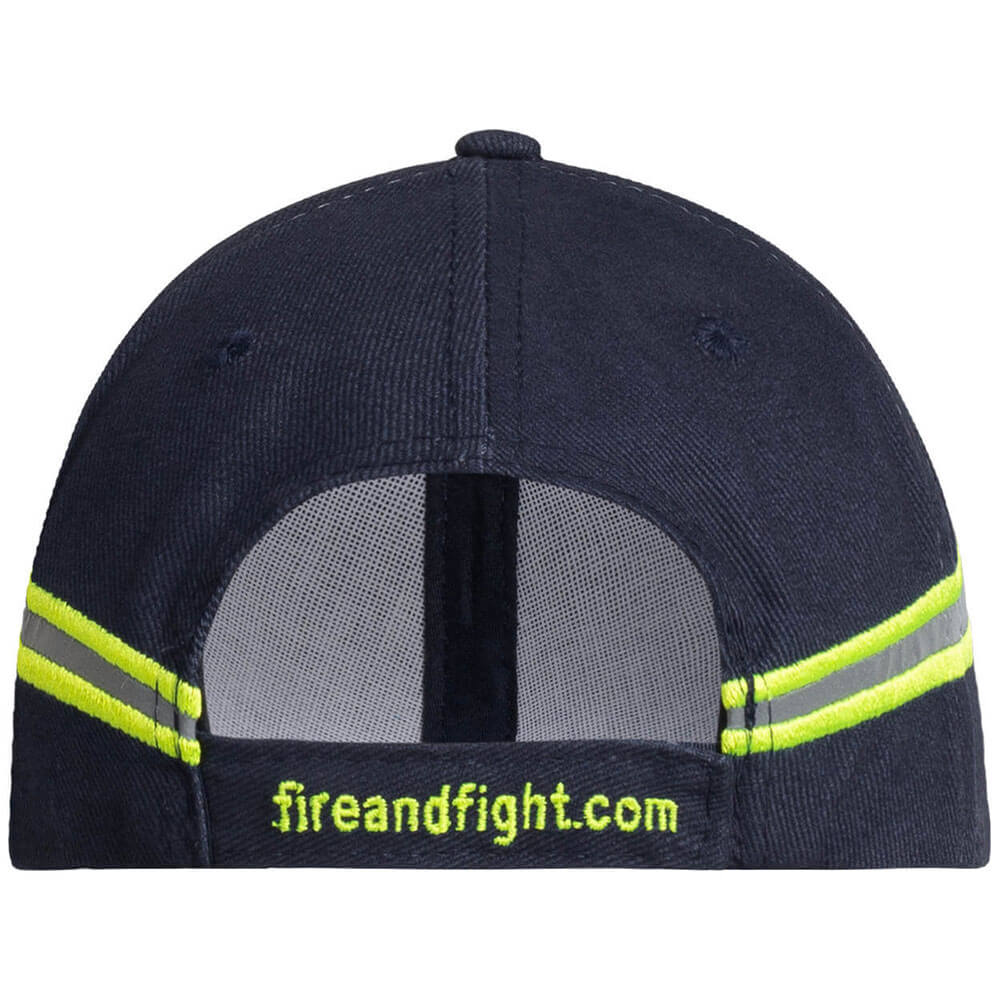 Feuerwehr Basecap Reflexstreifen Design - Farbe navy