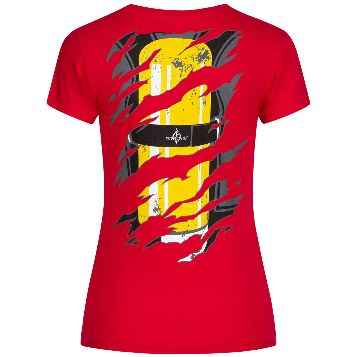Einsatzkraft® INSIDE - Feuerwehrfrauen T-Shirt rot
