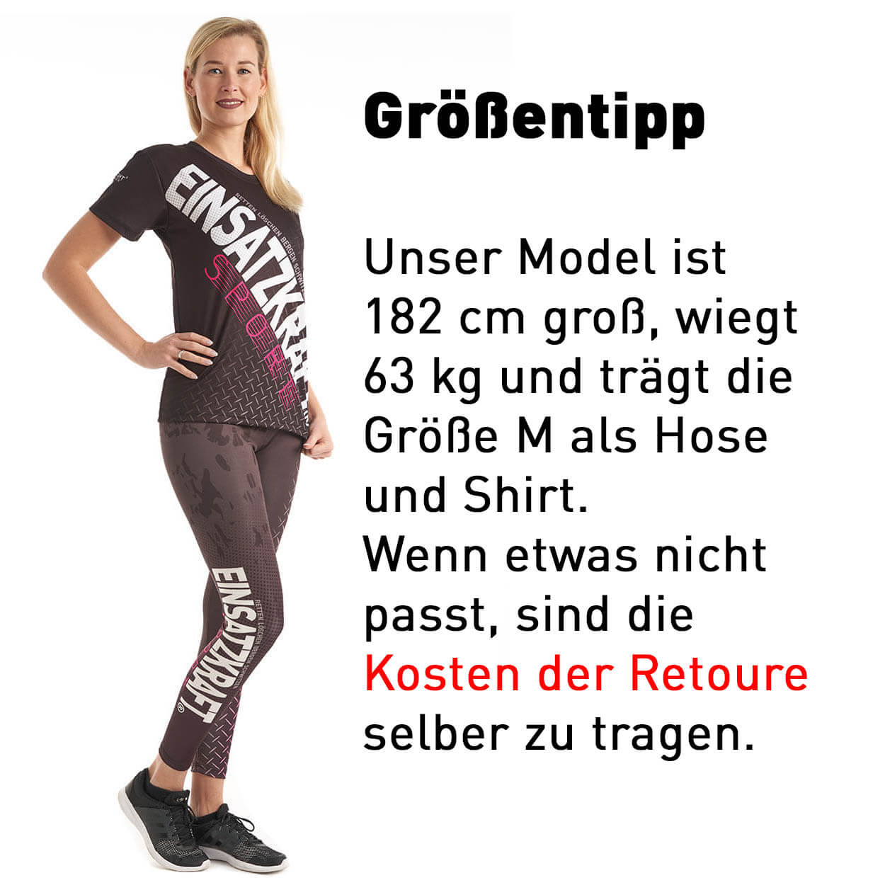 EINSATZKRAFT® Fitness Leggings Frauen