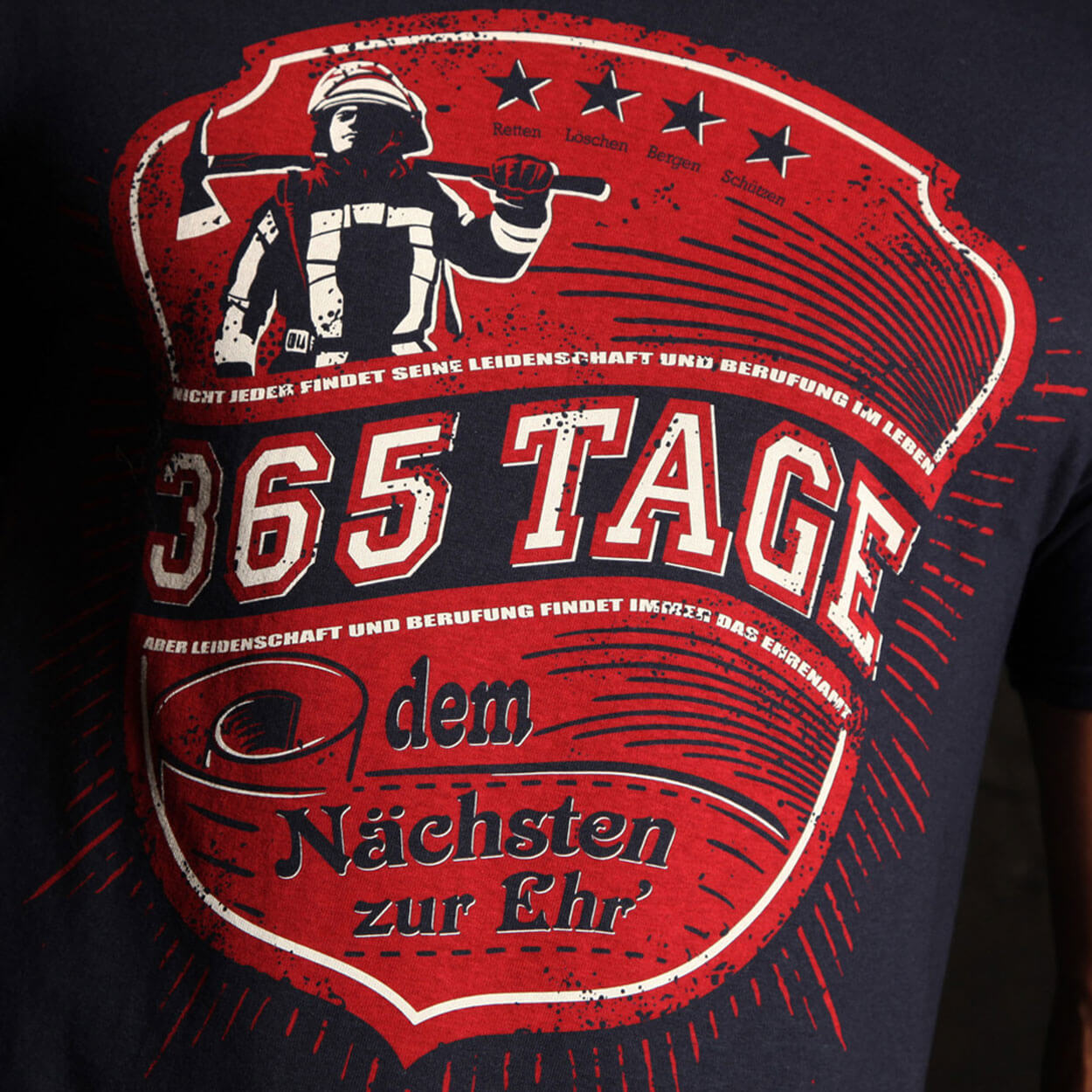 365 Tage dem Nächsten zur Ehr - Feuerwehr Herren T-Shirt