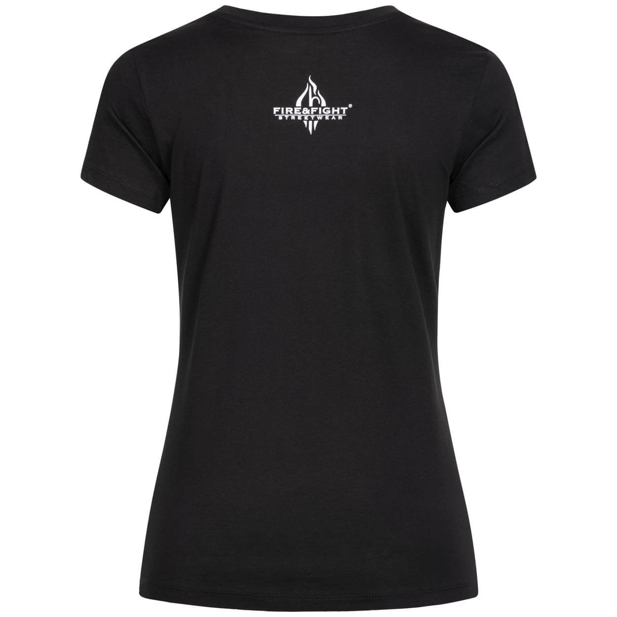FIRE & FIGHT Streetwear® Logodesign Frauen T-Shirt