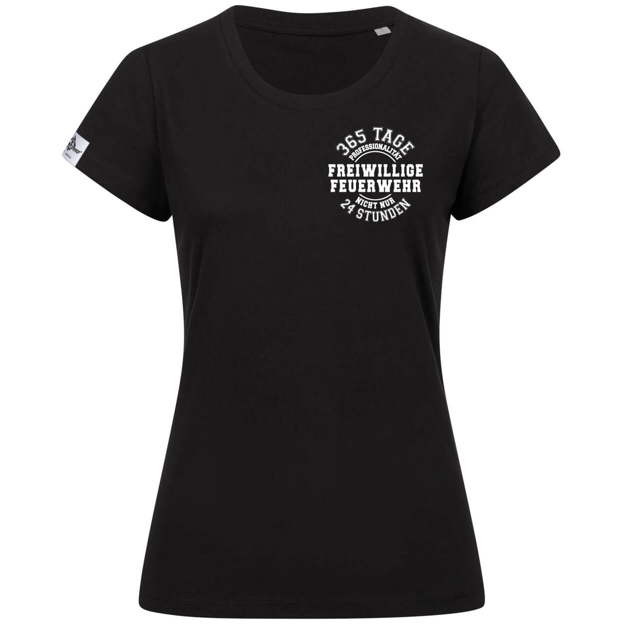 365 Tage Professionalität - Feuerwehr Frauen T-Shirt