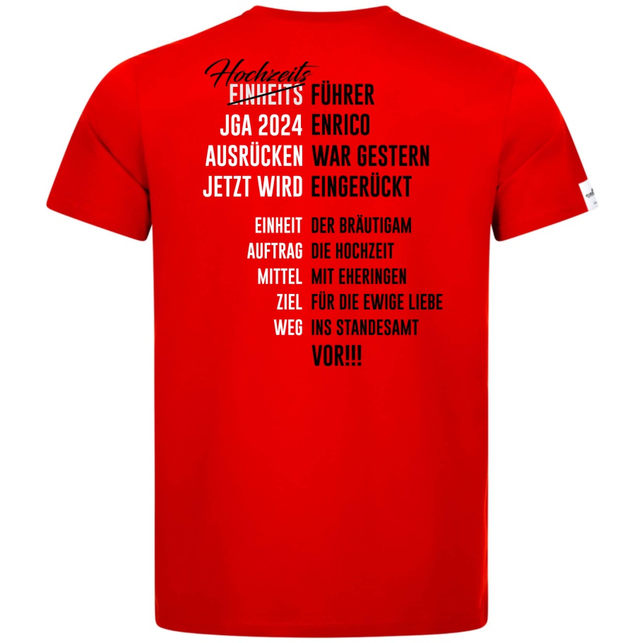 JGA Männer T-Shirt - Bräutigam 