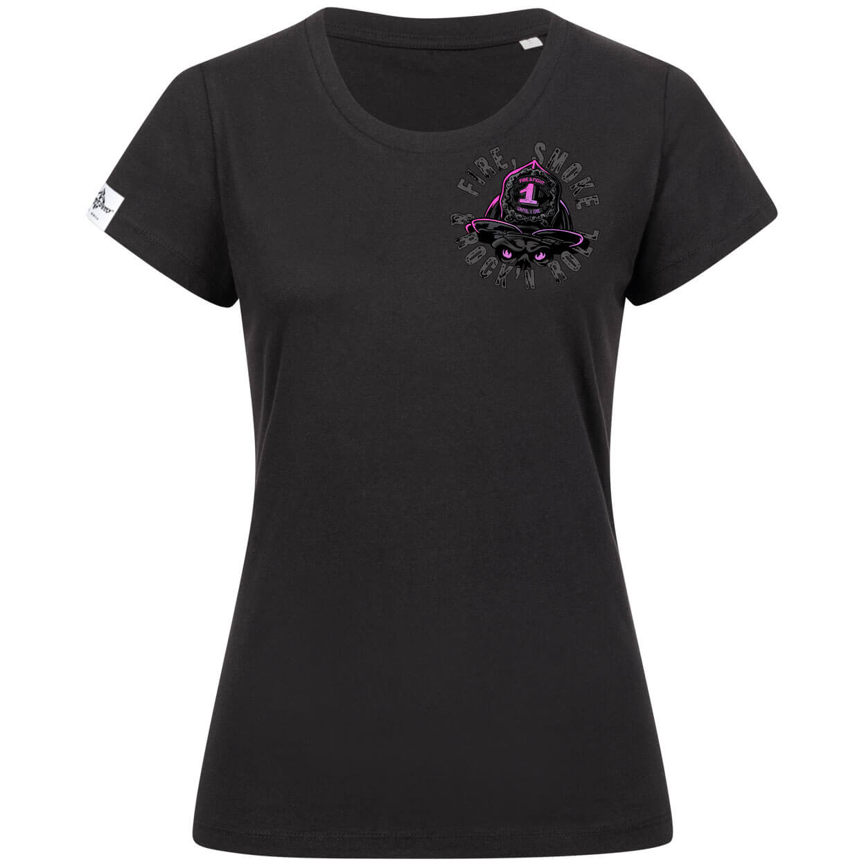 Fire Smoke & Rock´n Roll Dark Edition - Frauen T-Shirt