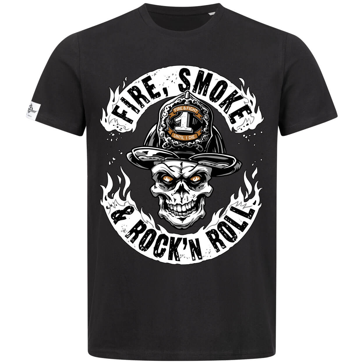Fire Smoke & Rock´n Roll Original Design - Männer T-Shirt