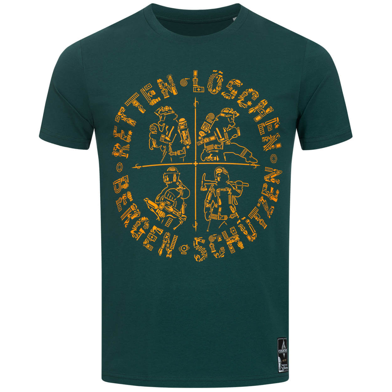 Retten Löschen Bergen Schützen - Männer T-Shirt green