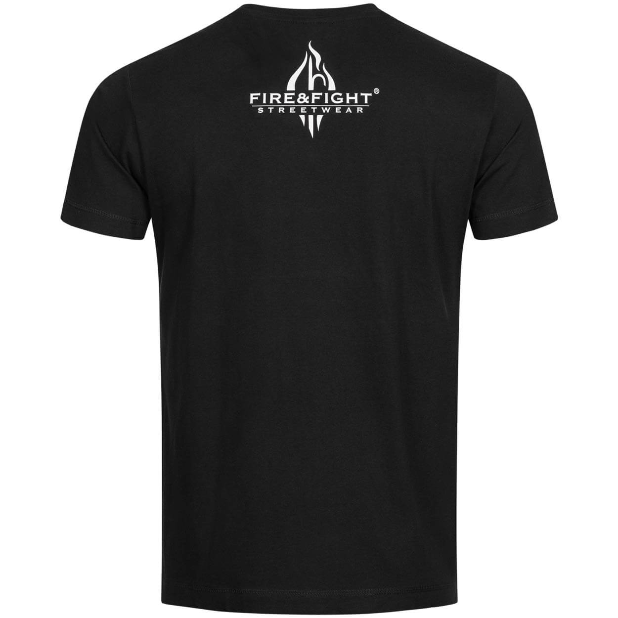 Fire & Hook Design - Männer T-Shirt schwarz
